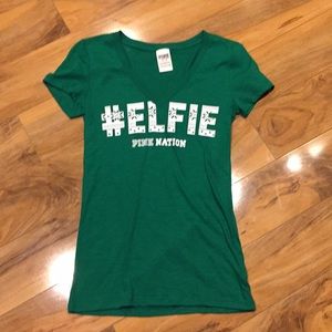 XS Victoria’s Secret pink holiday T-shirt